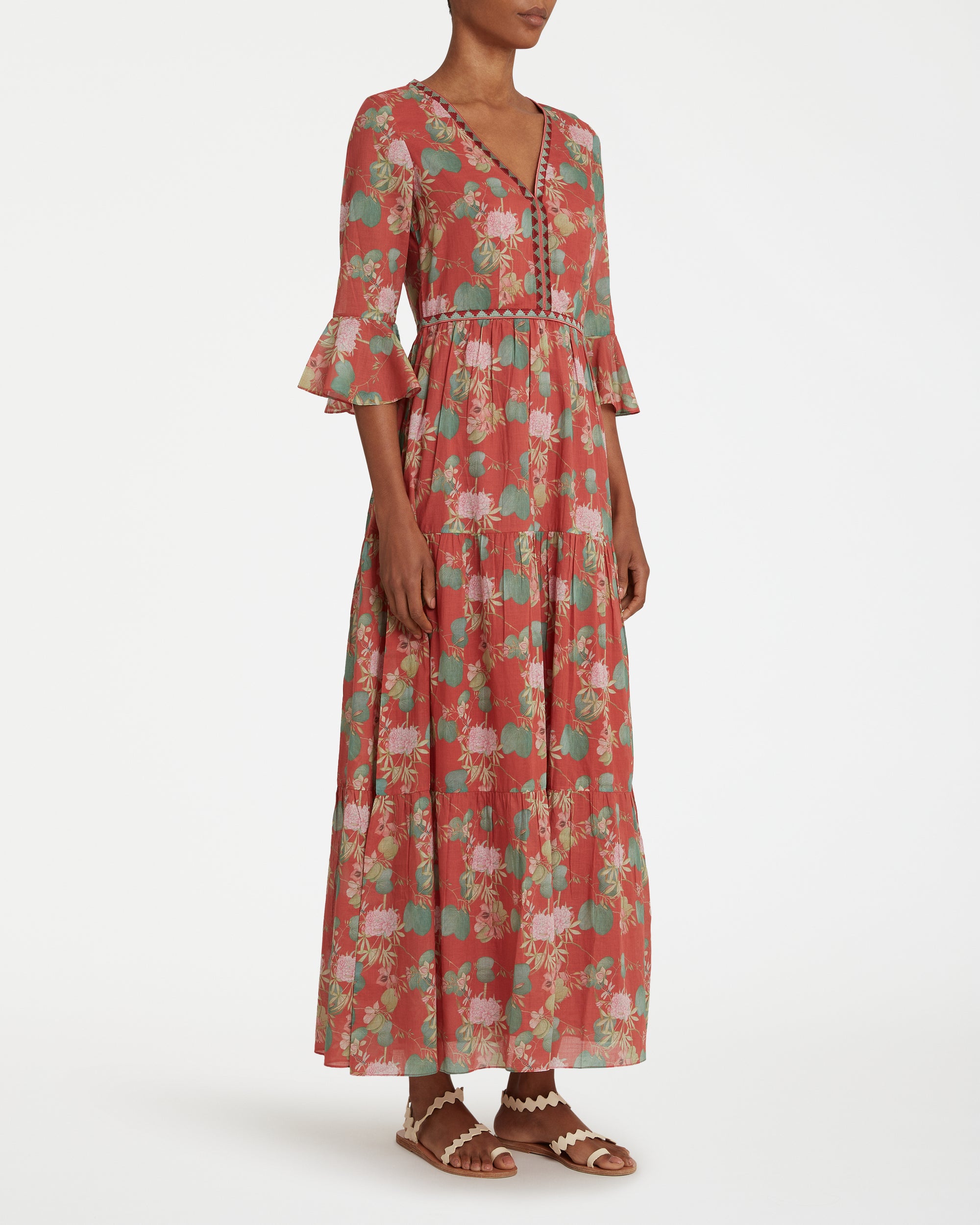 Bella maxi dress - Burgundy