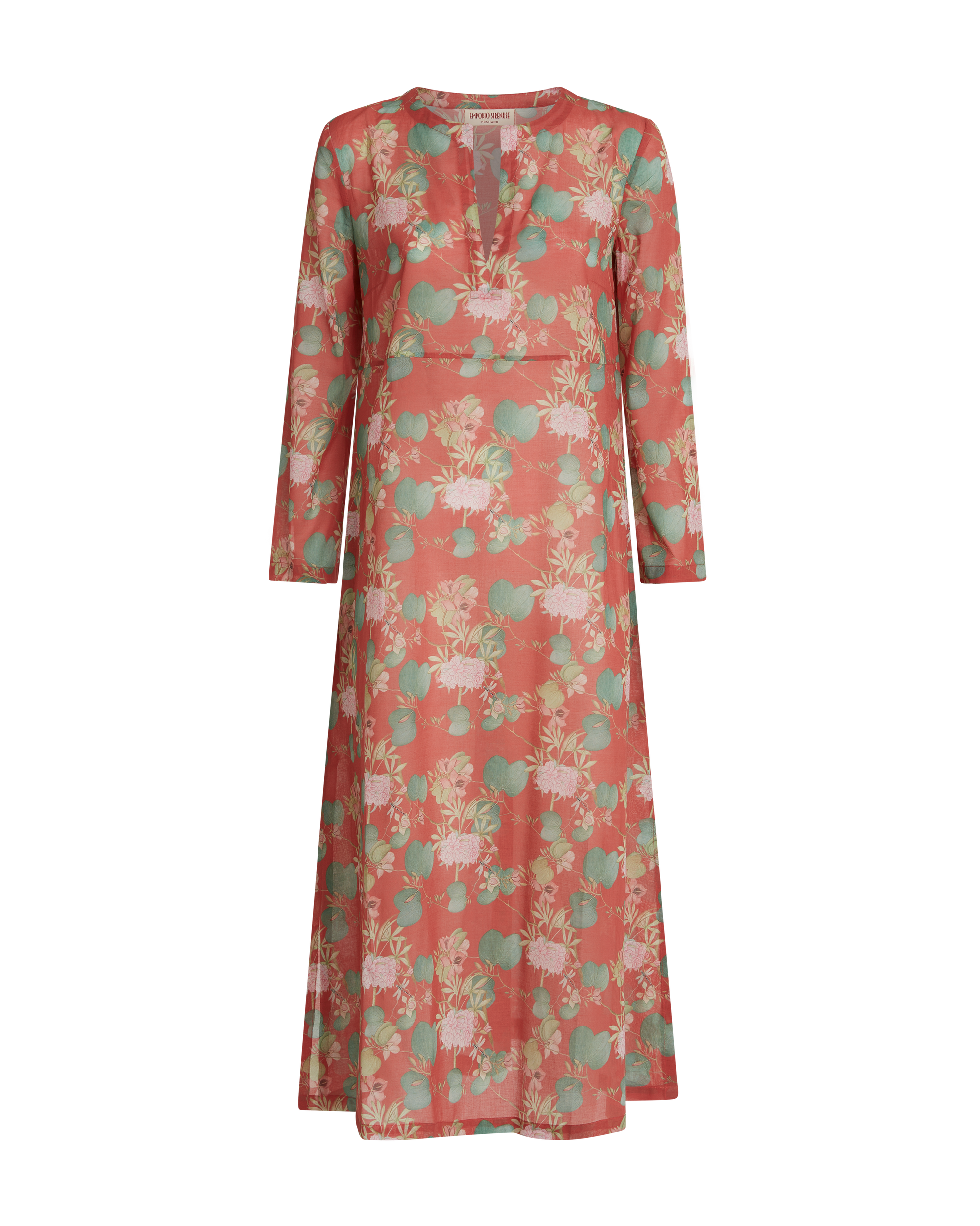 Long Caftan - Burgundy