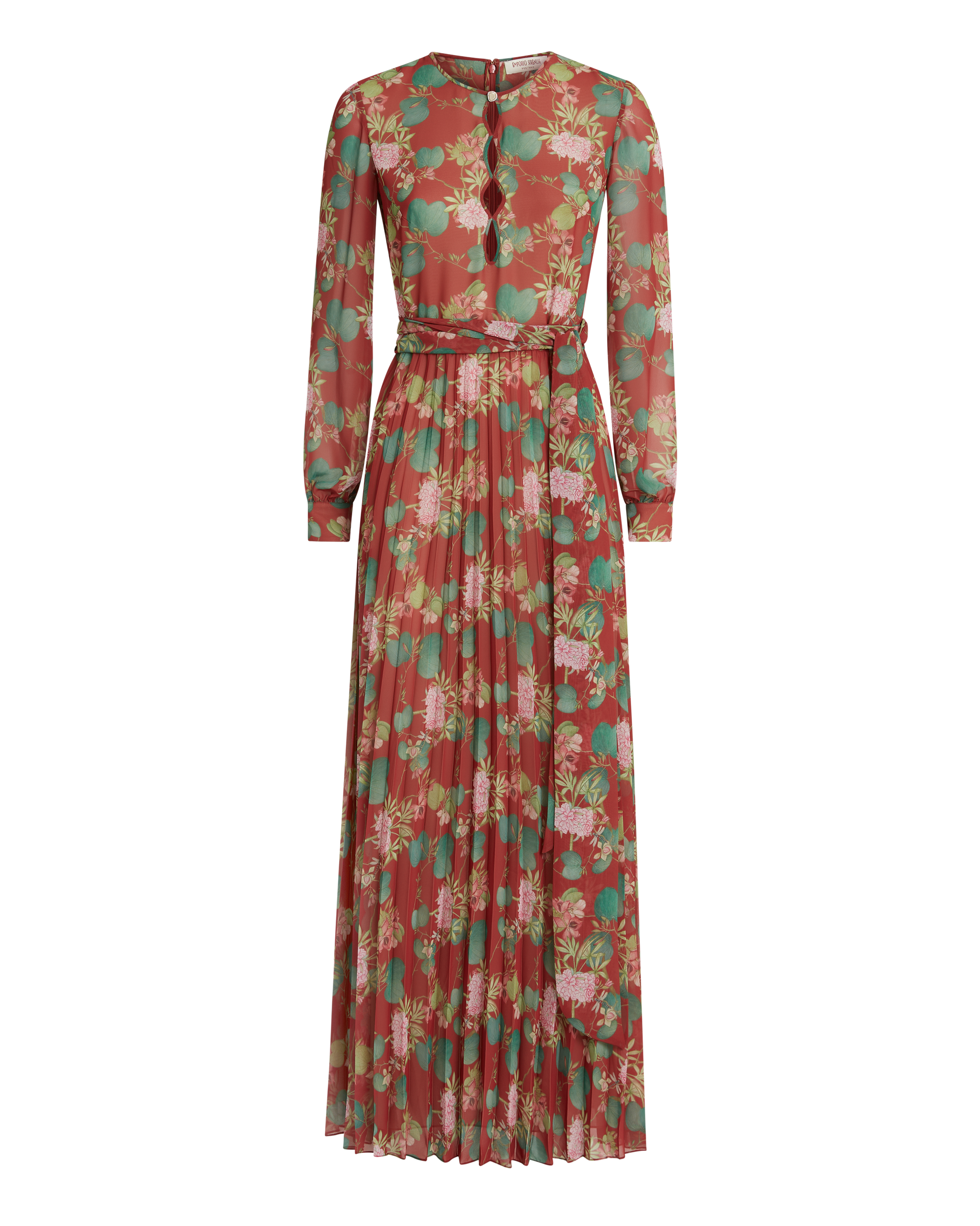 Robe longue Giorgina - Burgundy