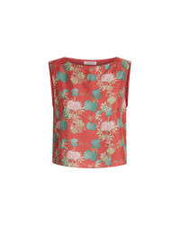 Tische silk top - Burgundy