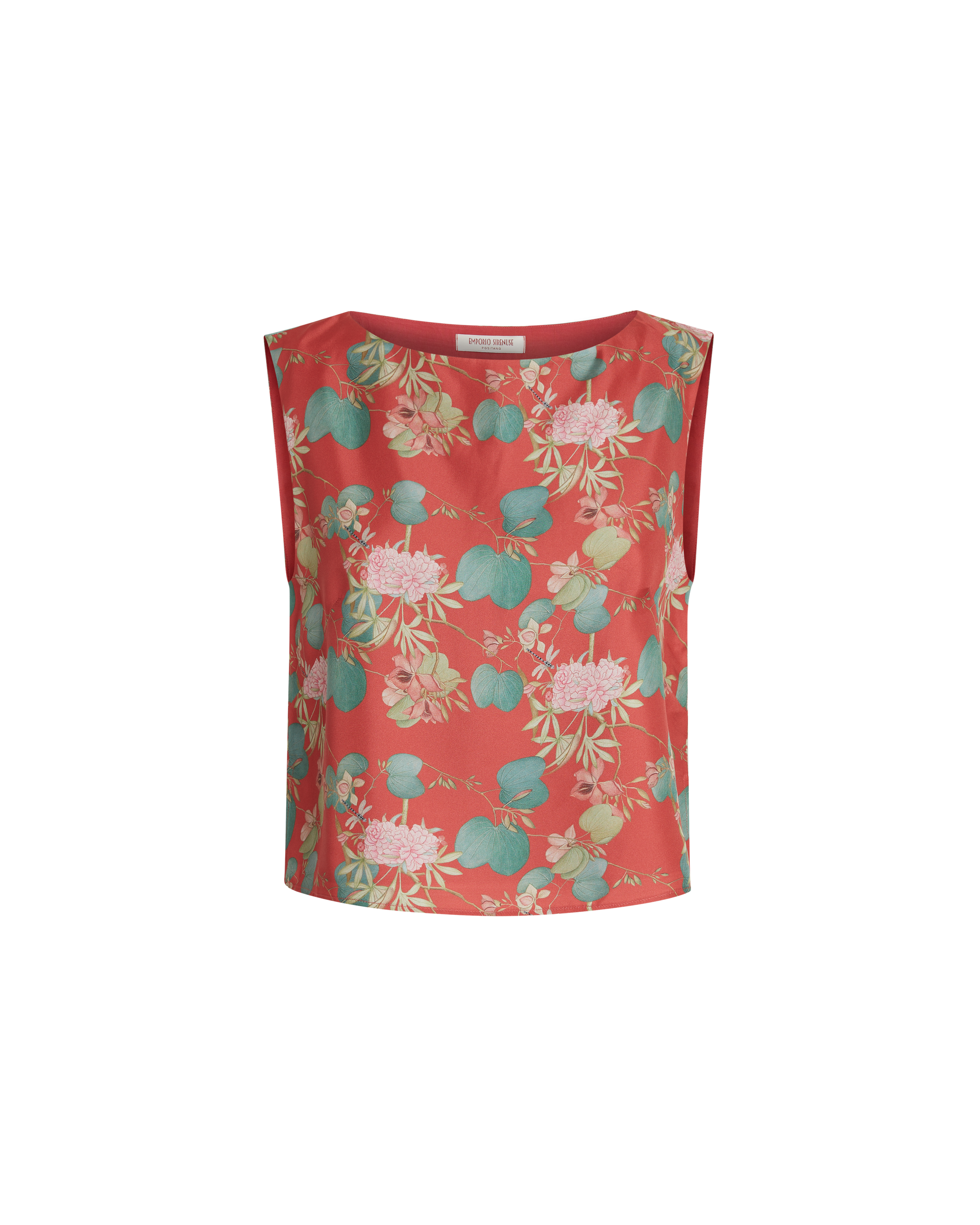 Tische silk top - Burgundy