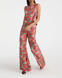 Tische silk top - Burgundy