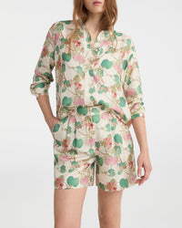 Chemise Kelsy en soie - White