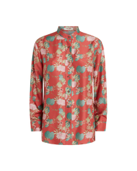 Blouse Kelsy en soie - Burgundy