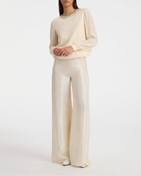 Blouse Etta en soie - Ivory