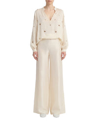 Ilizia silk blouse - Ivory