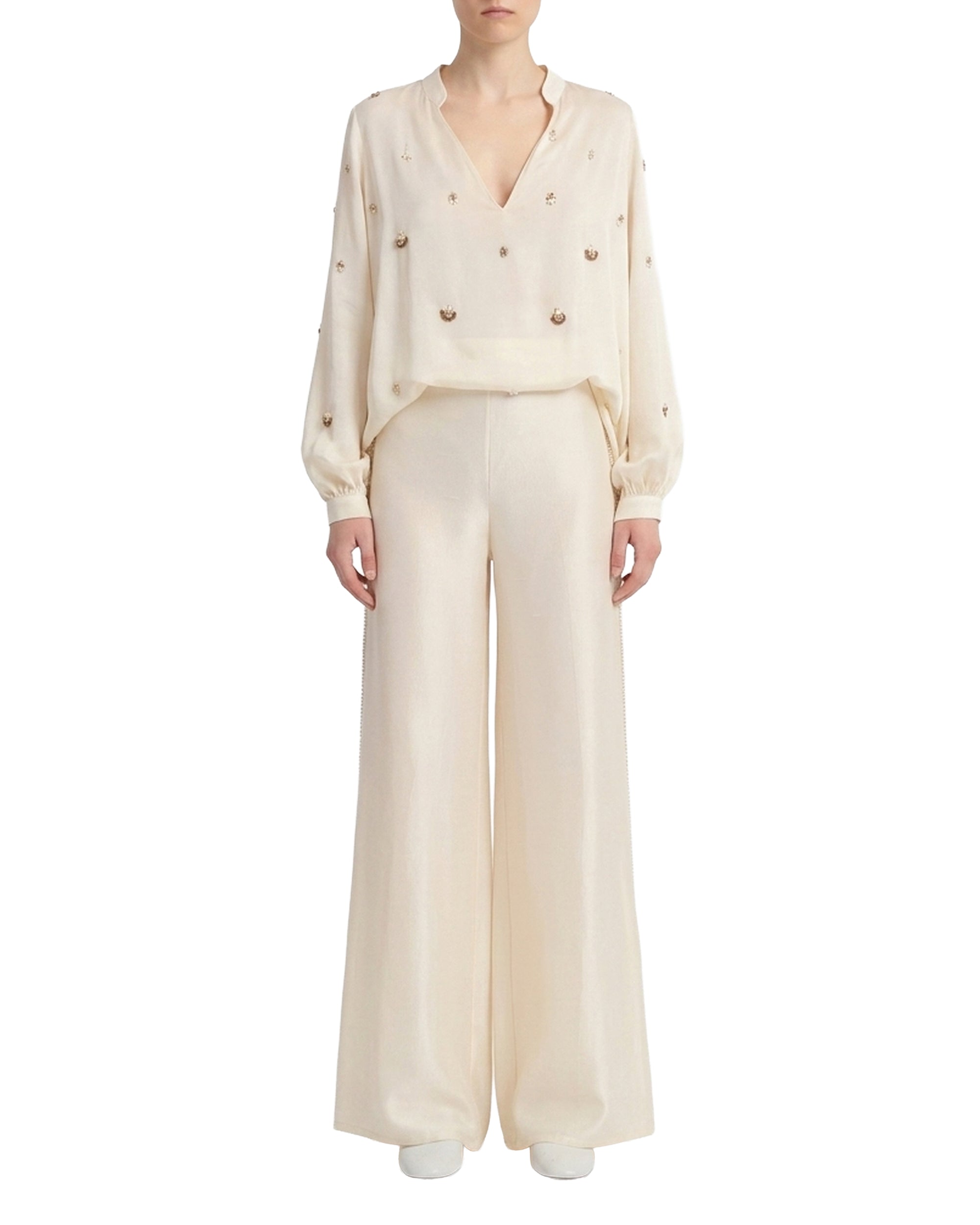 Ilizia silk blouse - Ivory