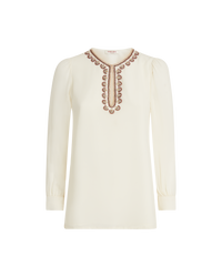 Kate silk blouse - Ivory