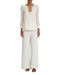 Pantalon Stephan en lin - White