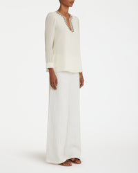 Kate silk blouse - Ivory