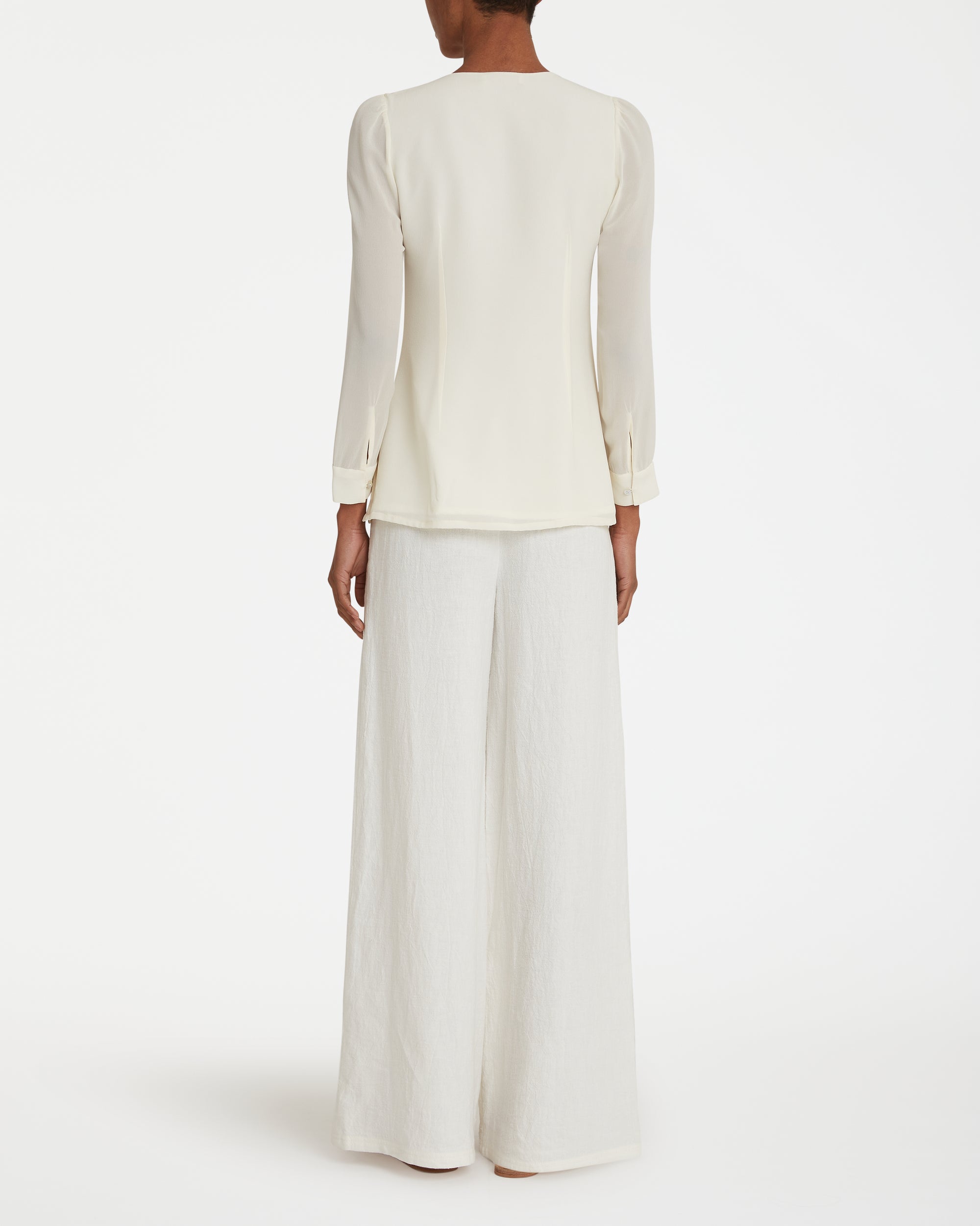 Kate silk blouse - Ivory