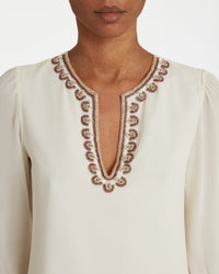 Kate silk blouse - Ivory
