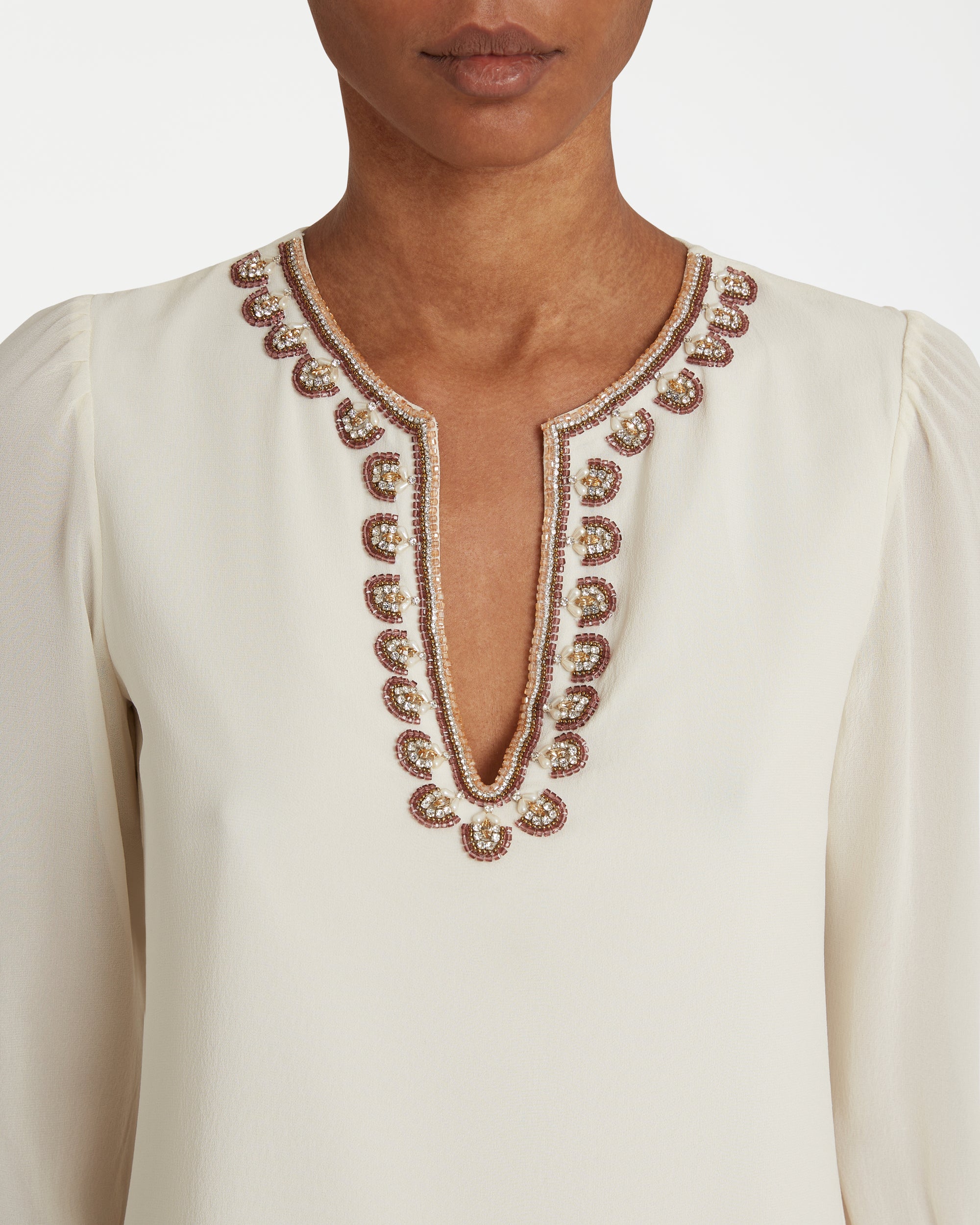 Kate silk blouse - Ivory