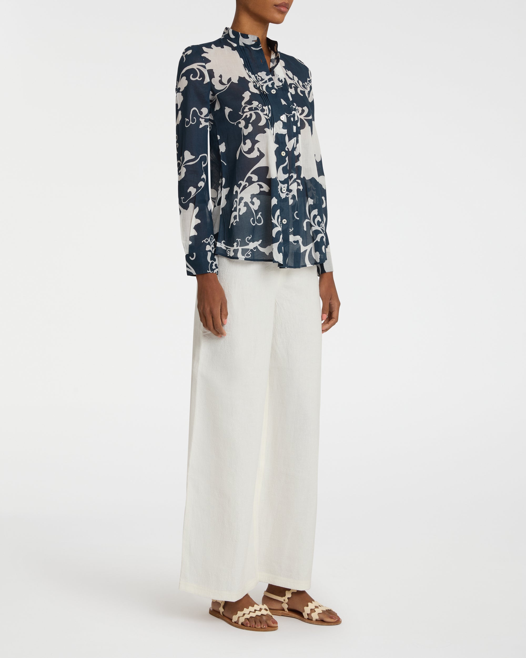 Chemise Chiara à imprimé - Blue