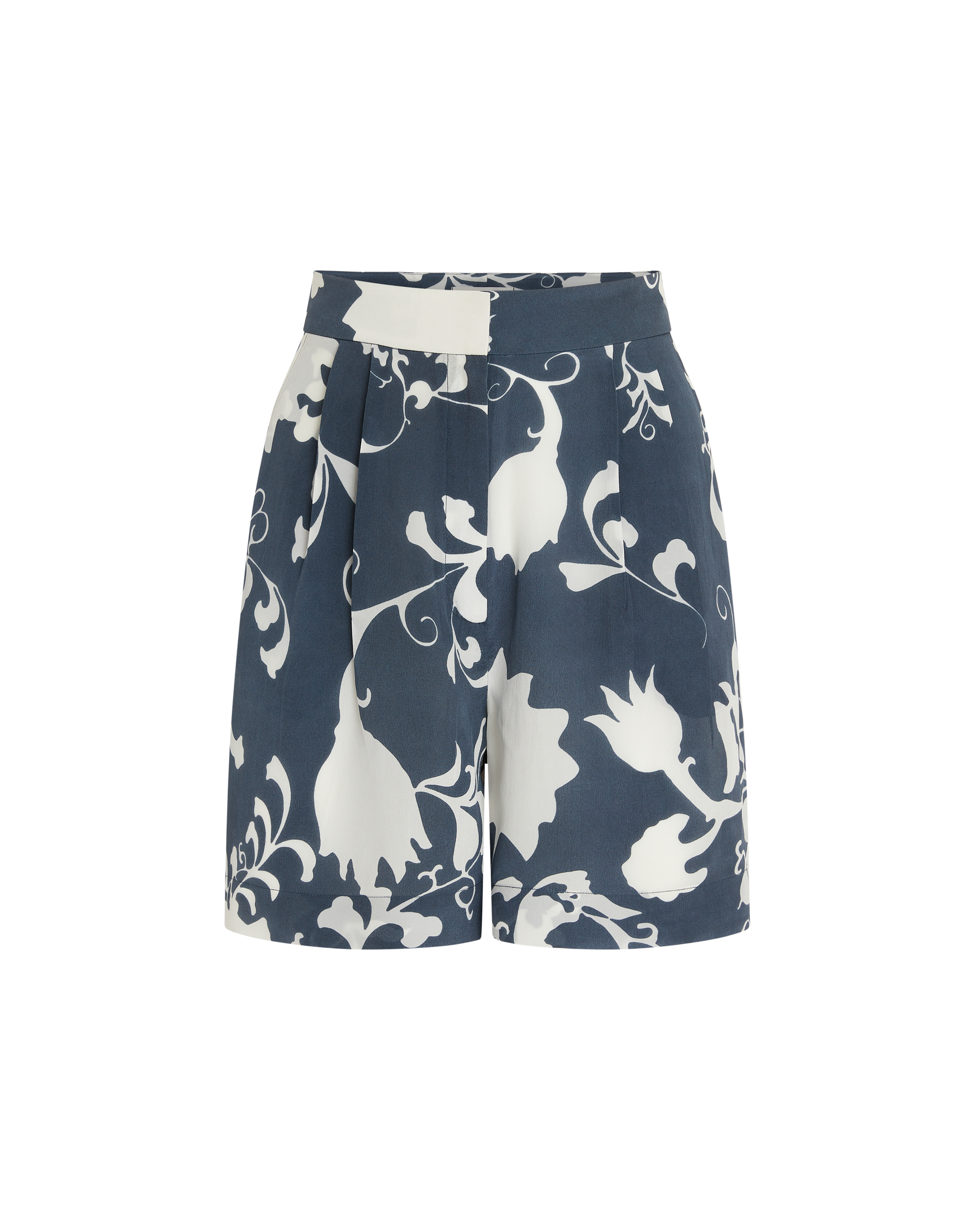 Short Tamu en soie - Blue