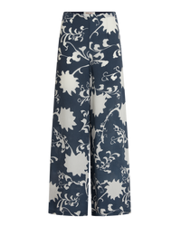 Stephan silk trousers - Blue