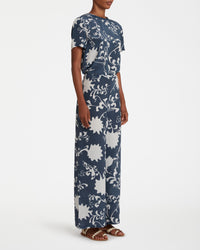 Stephan silk trousers - Blue