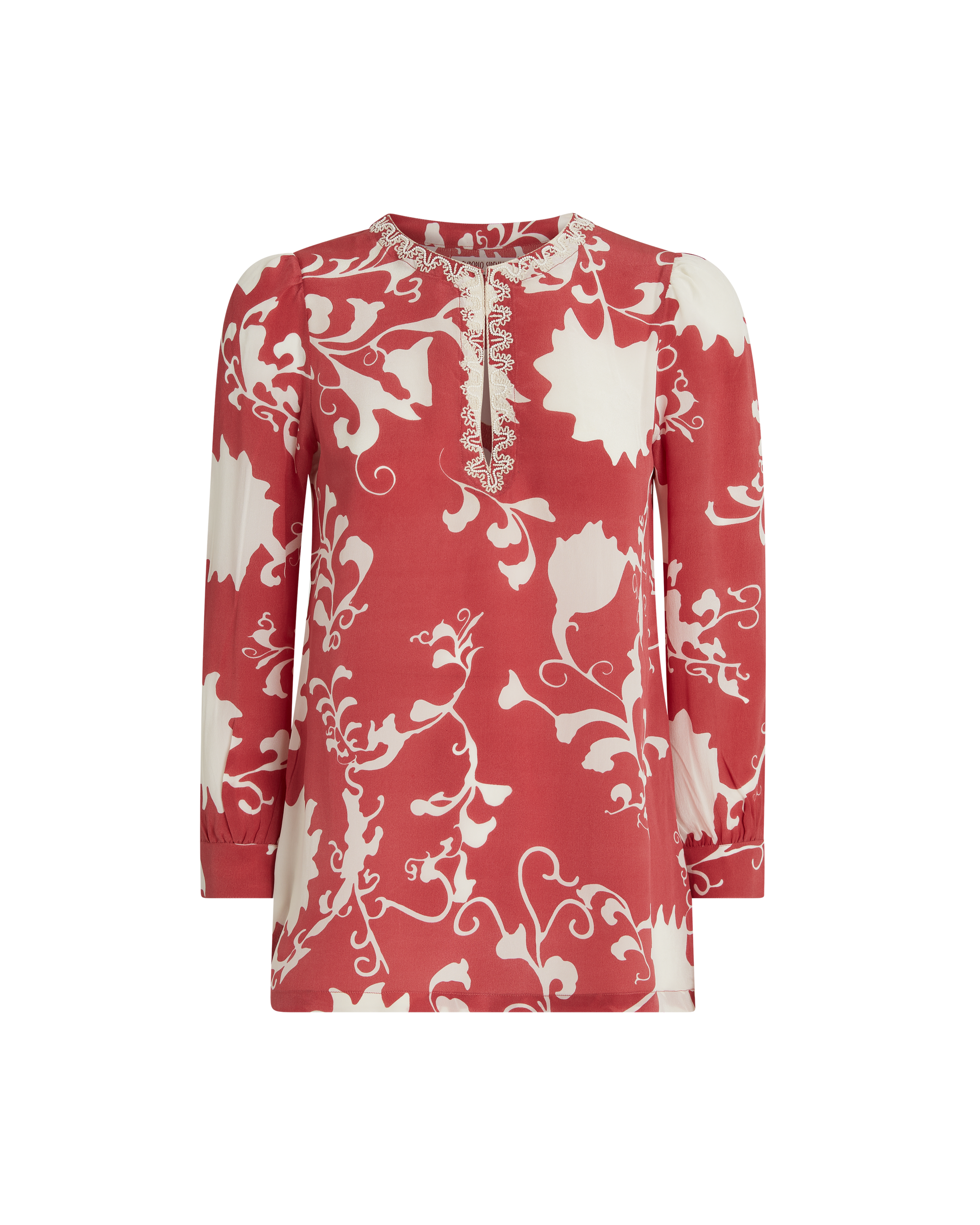 Silk blouse - Antique Rose