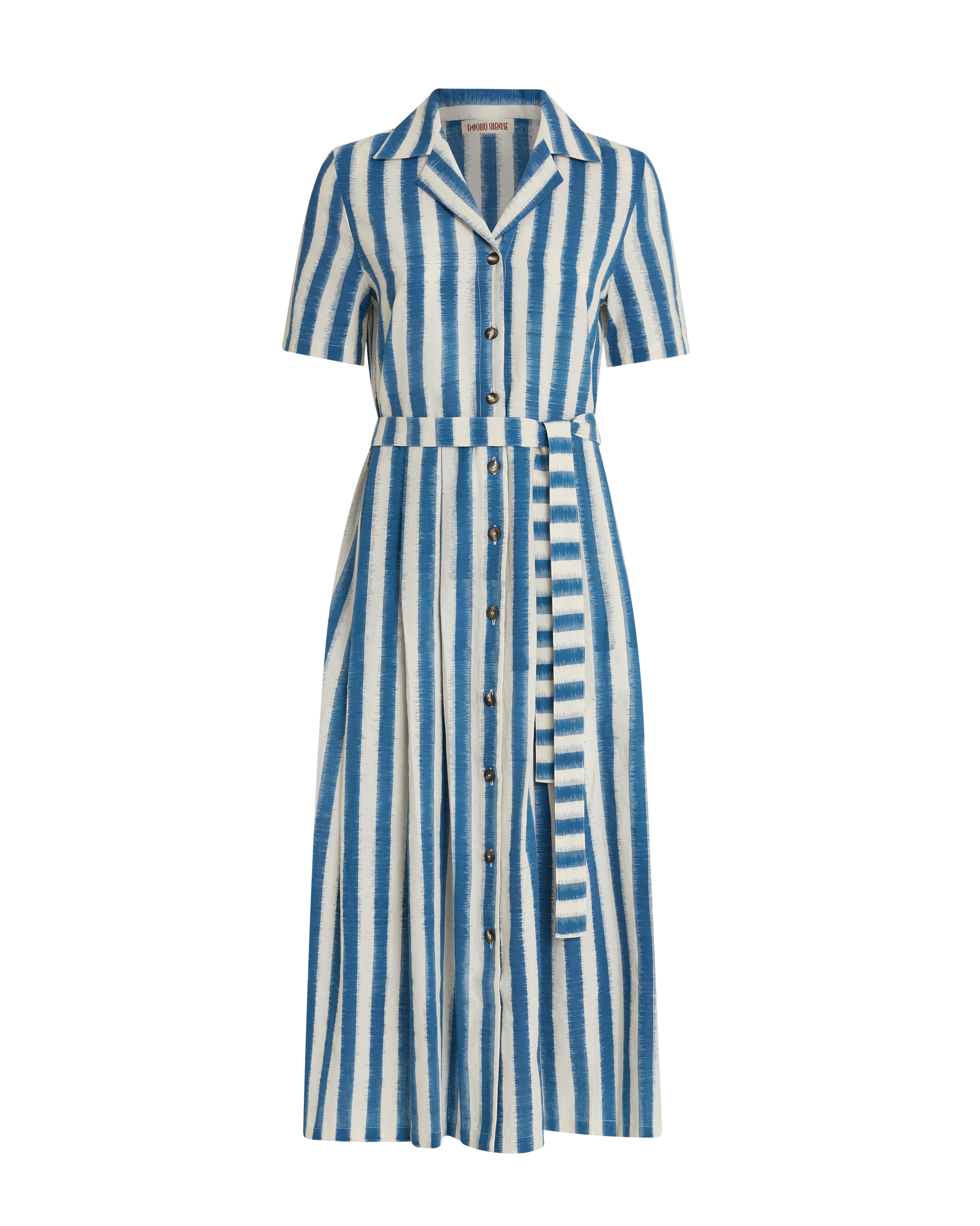 Robe midi Claudia en soie - Blue