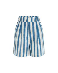 Beatrice silk shorts - Blue