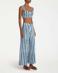 Adele silk trousers - Blue