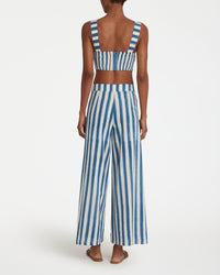 Adele silk trousers - Blue