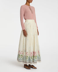 Teodora maxi skirt - White