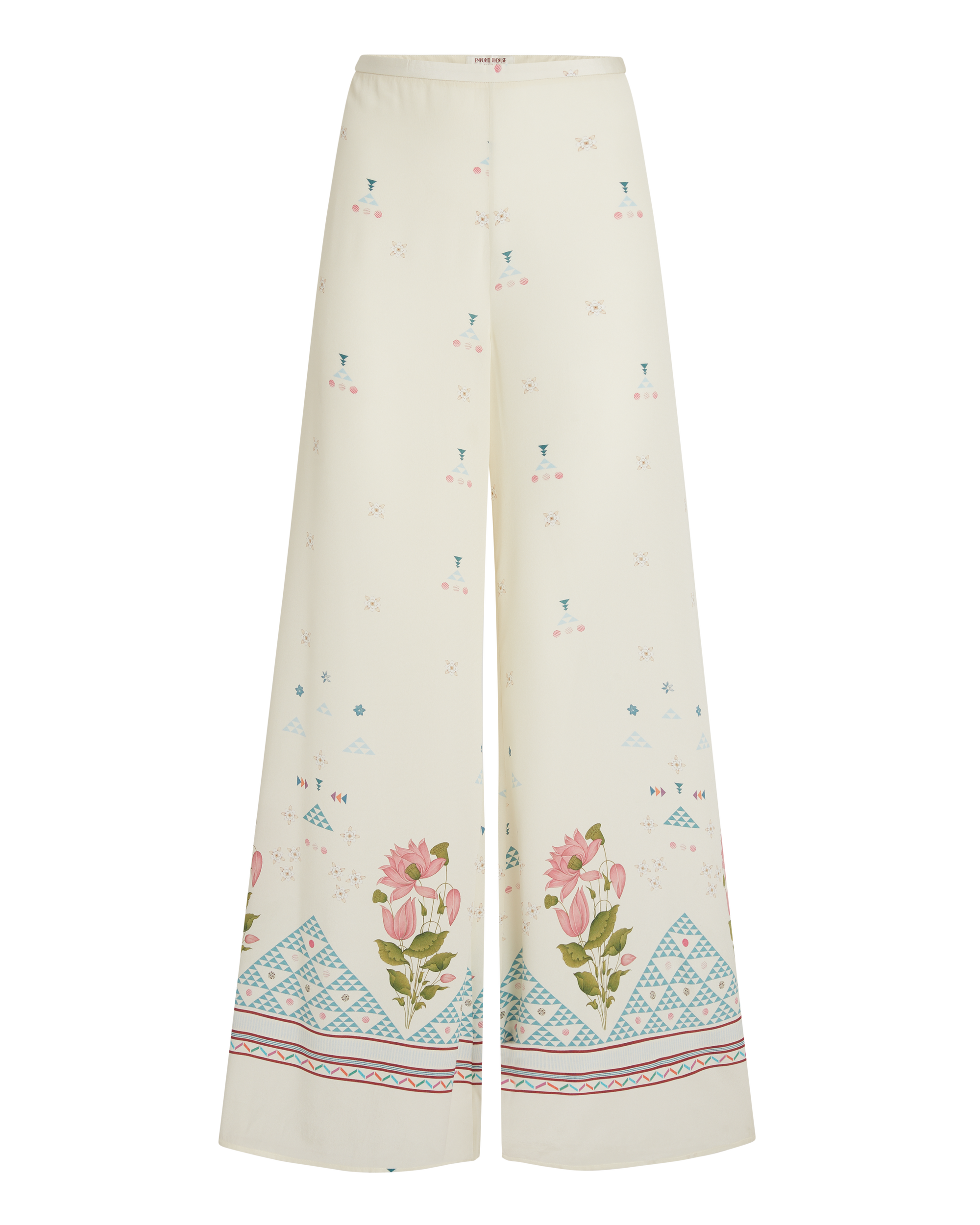 Blair silk trousers - White