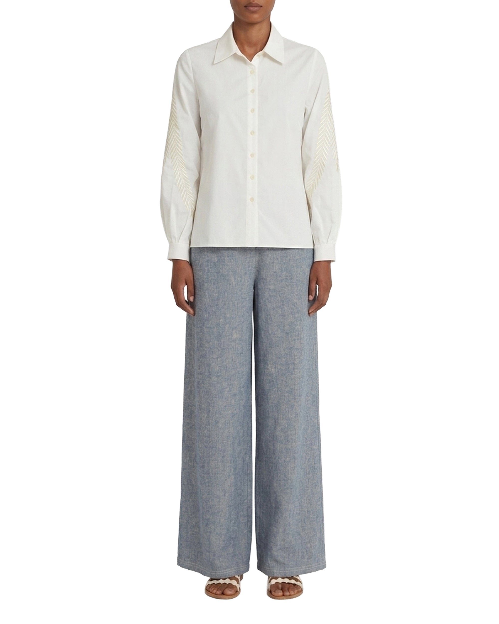 Chemise Carolina en lin - White