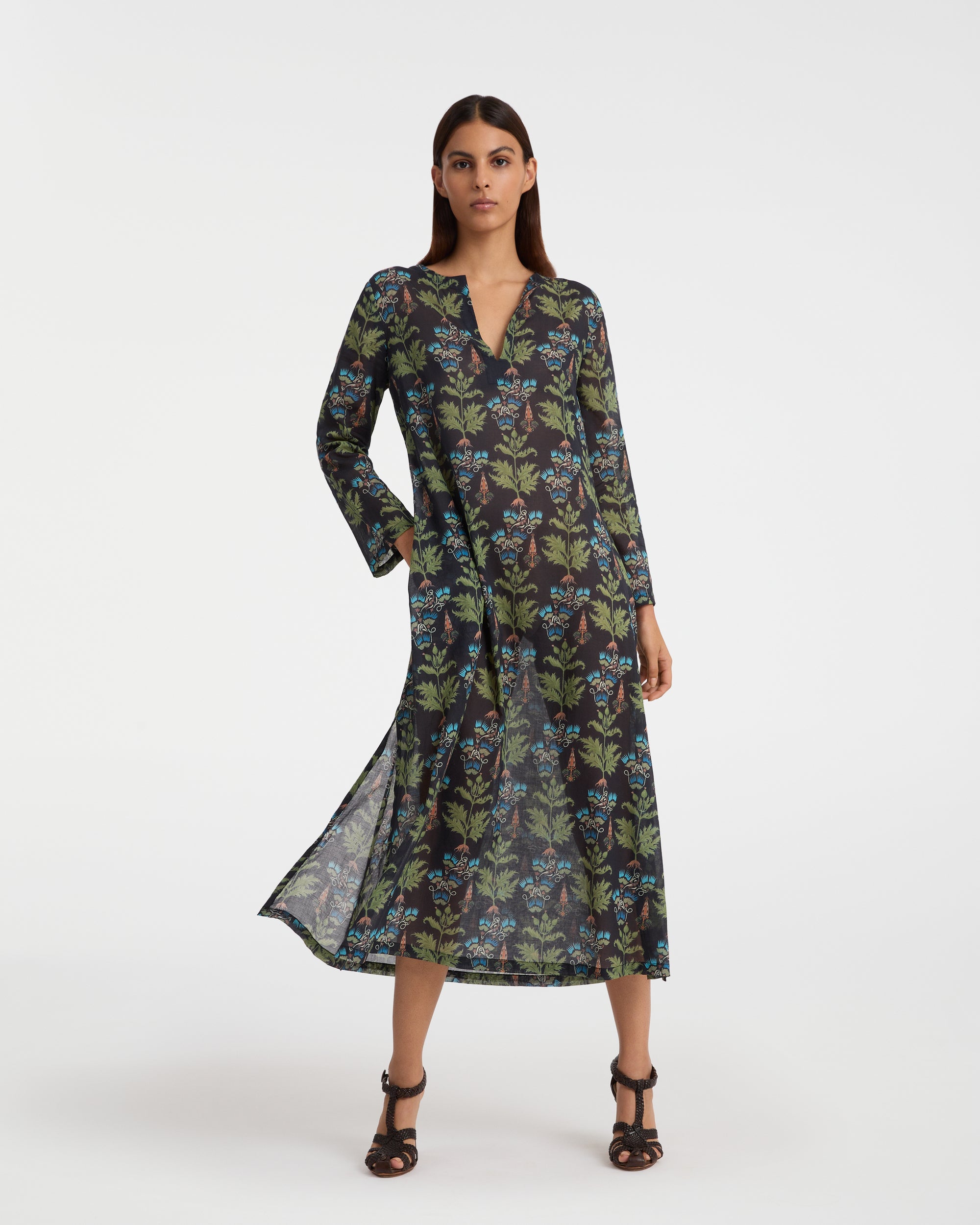 Long Caftan - Blue