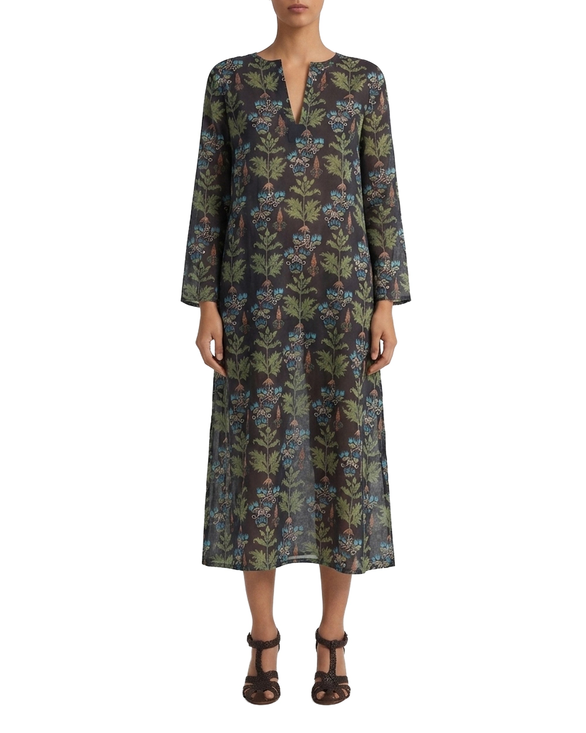Caftan long Giada - Blue