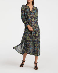Caftan long Giada - Blue