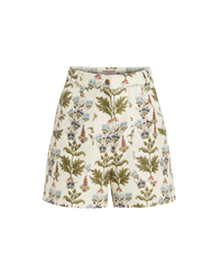 Short Teia en lin - Ivory