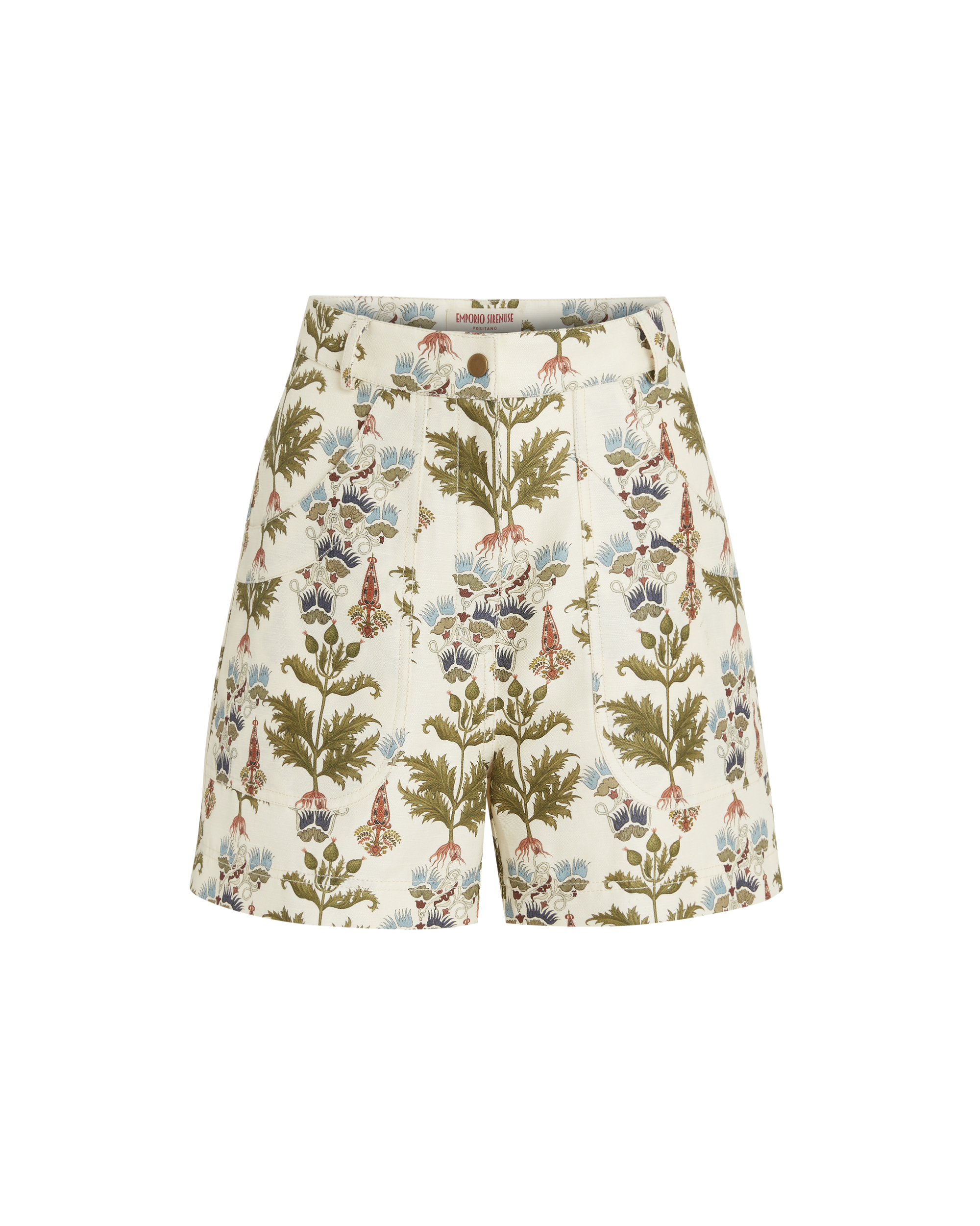 Short Teia en lin - Ivory