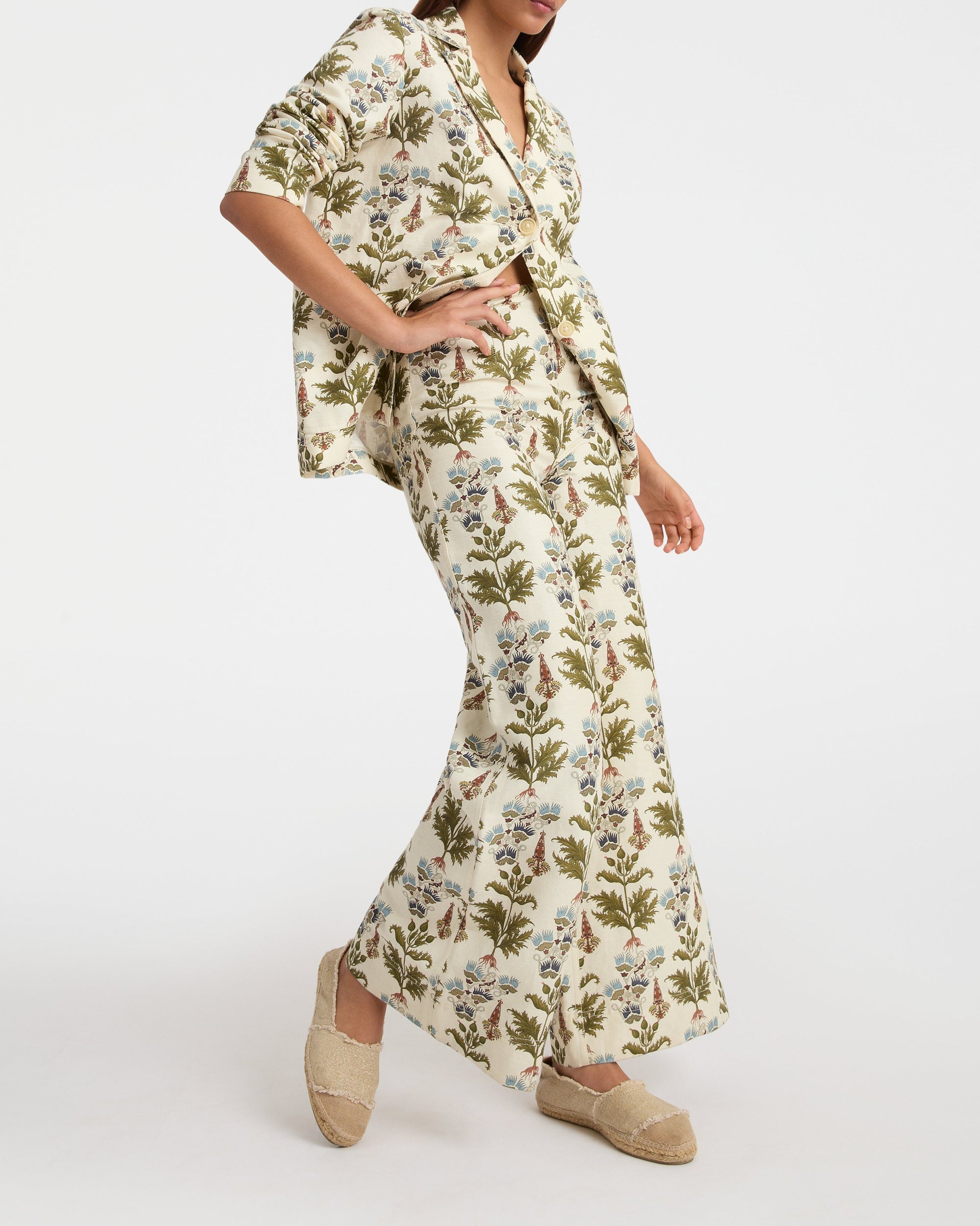 Veste Grace en lin - Ivory