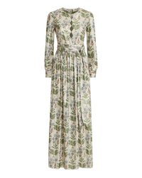 Robe longue Giorgina en lin - Ivory