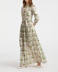 Robe longue Giorgina en lin - Ivory