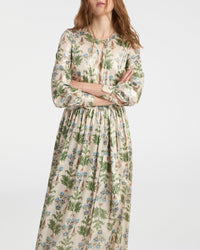 Robe longue Giorgina en lin - Ivory