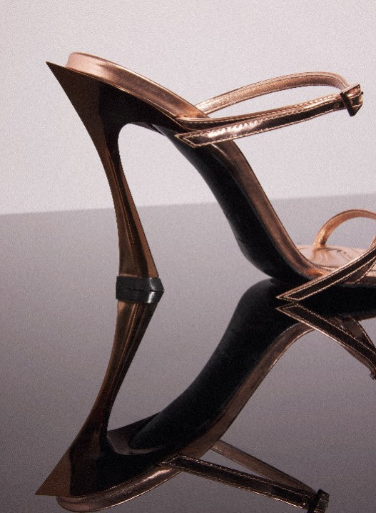 COPPER // copper leather fang 95 sandals