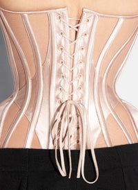NUDE CORSETED BUSTIER