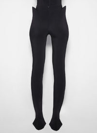 BLACK // black tailored trousers