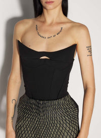 BLACK // black signature tailored bustier