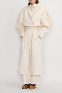 Trenchcoat Billie oversize - Écru