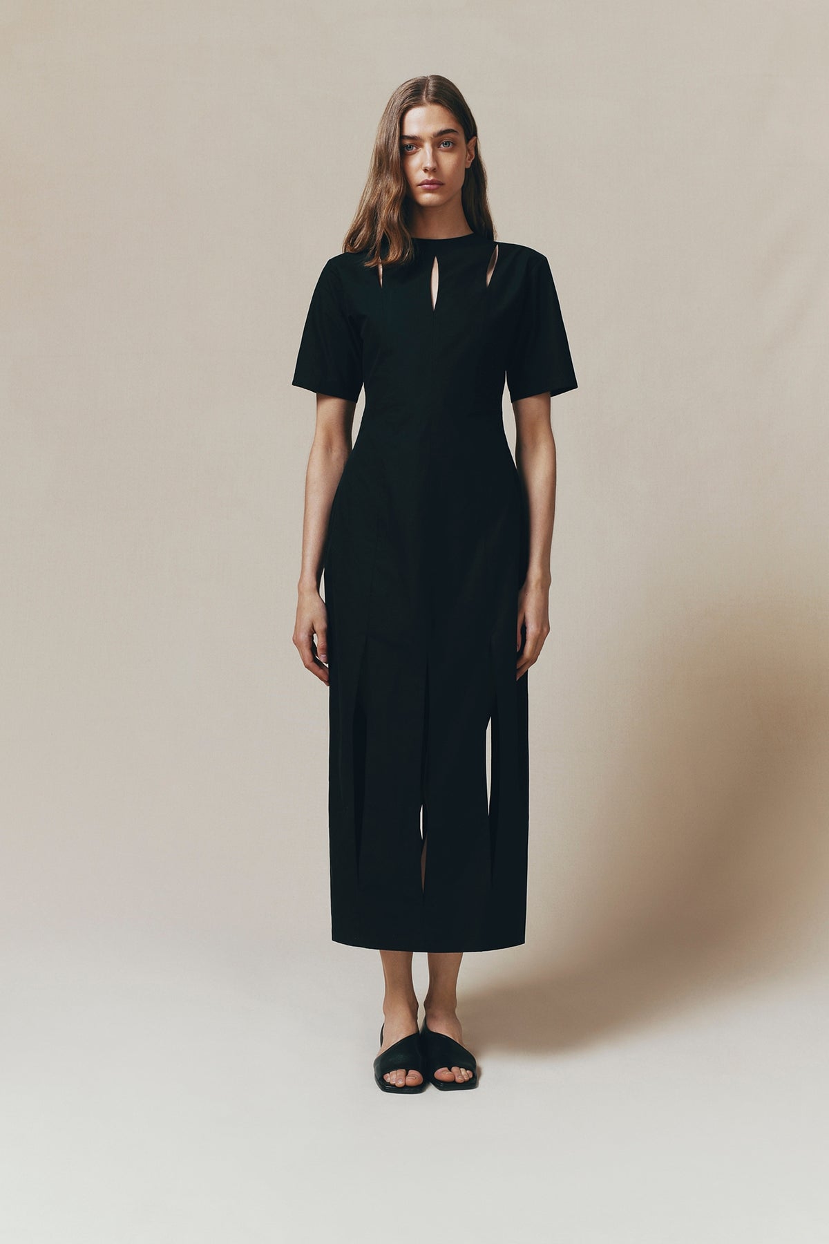 Robe longue Hirashi d'été - Black