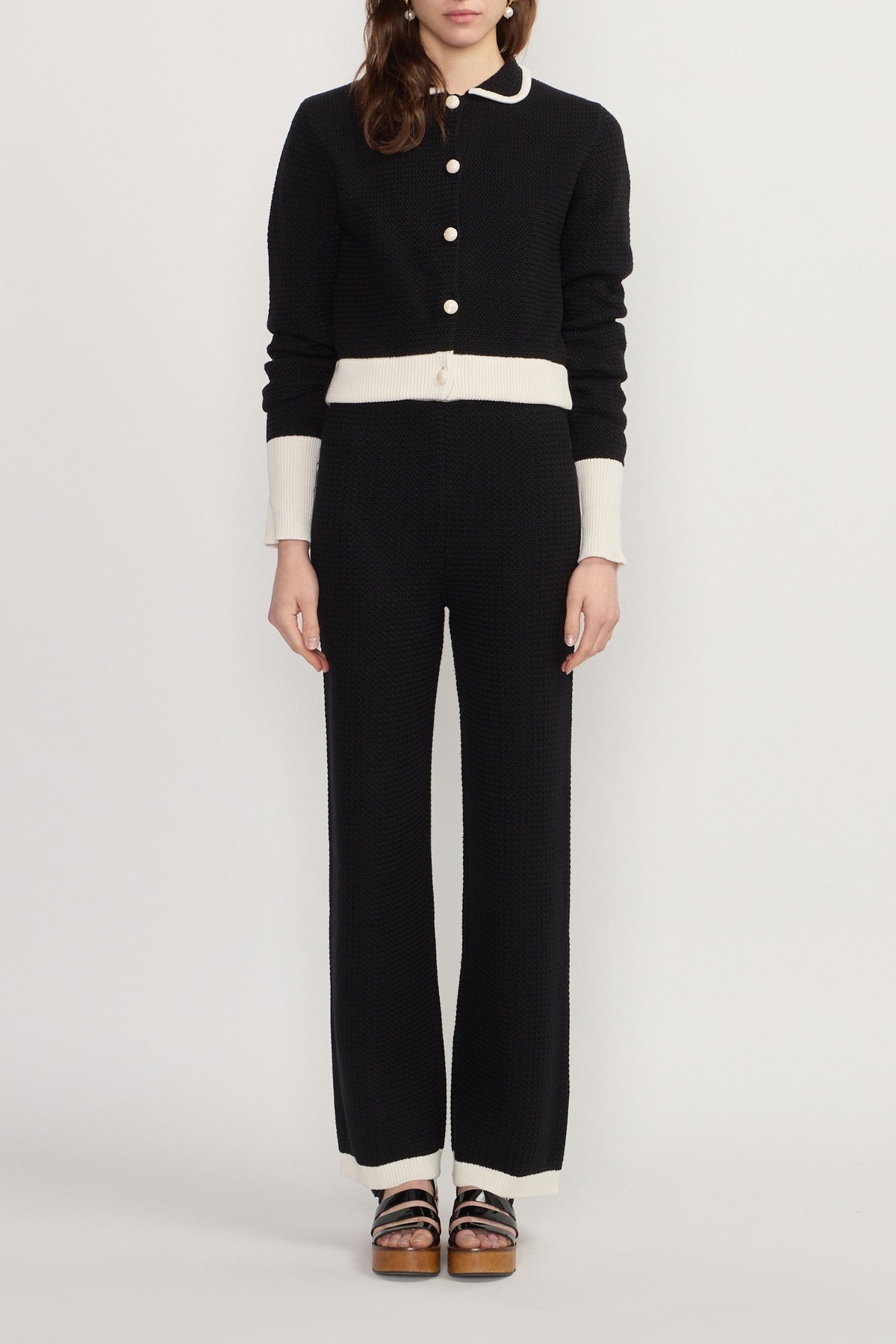 Pantalon Eileen en maille - Black