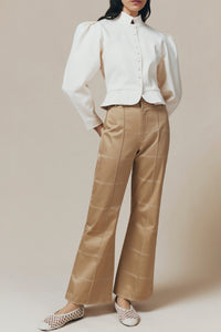 Pantalon Yoshitomo en coton - Sand