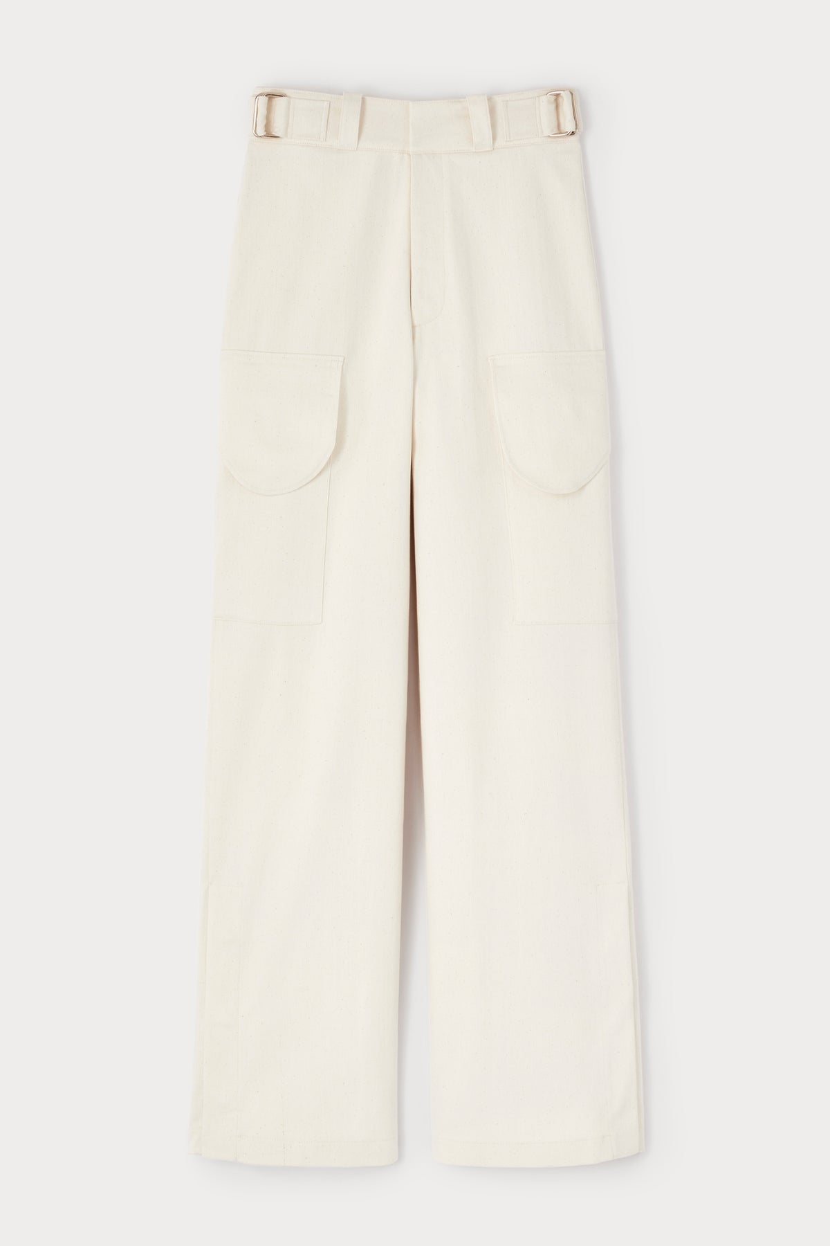 Pantalon cargo Lee-Jin en denim - Écru