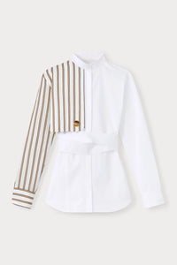 ECRU & BEIGE // HANS LINEN STRIPES