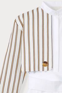 ECRU & BEIGE // HANS LINEN STRIPES