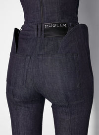 RAW DENIM SKINNY JEANS